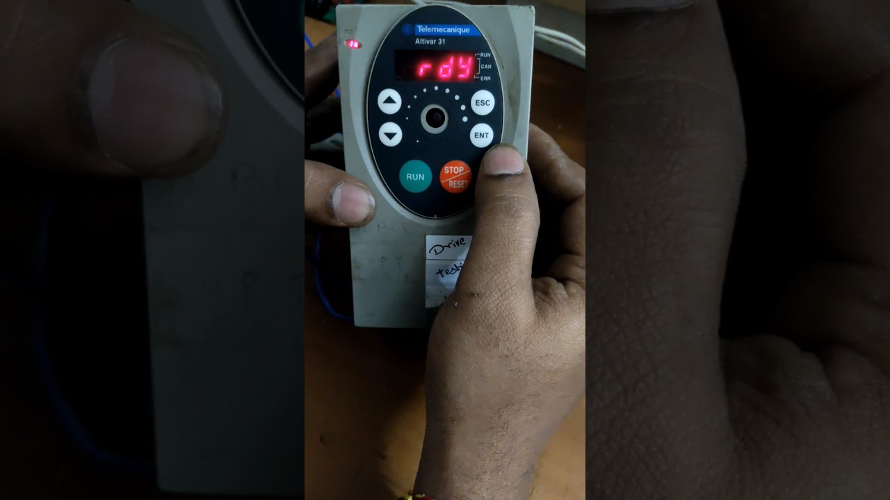telemecanique ,altivar31 factory reset