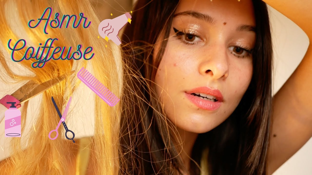 ASMR - Une adorable coiffeuse s'occupe de tes cheveux et c'est presque hypnotisant