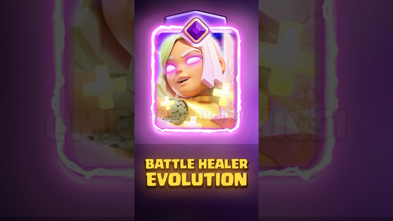 🪽Battle Healer Evolution! #clashroyale
