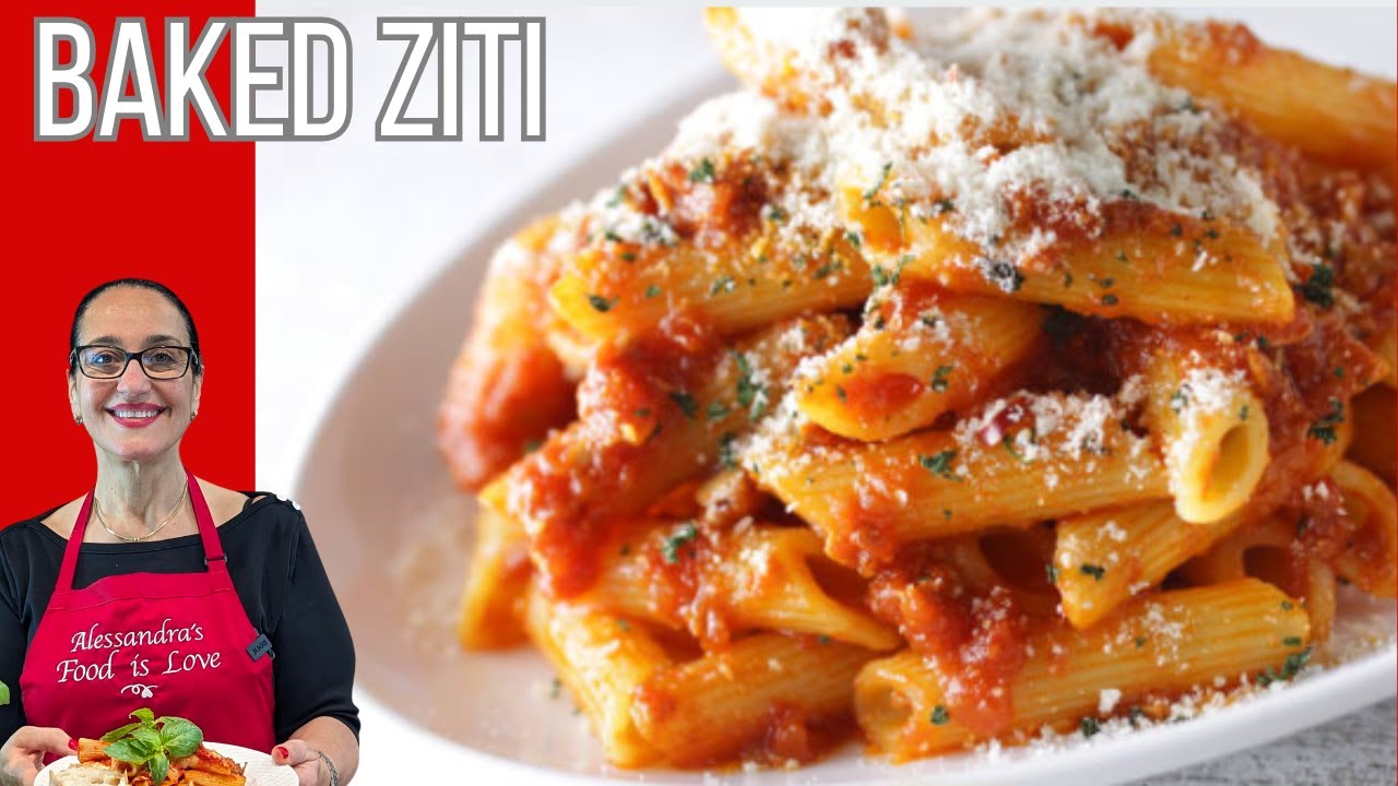 Baked Ziti | How to make bake Ziti | Ziti no meat | Video Recipe
