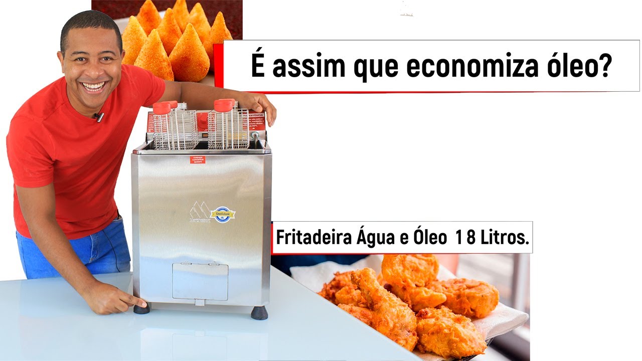 Fritadeira agua e óleo 18 litros de Mesa Marchesoni