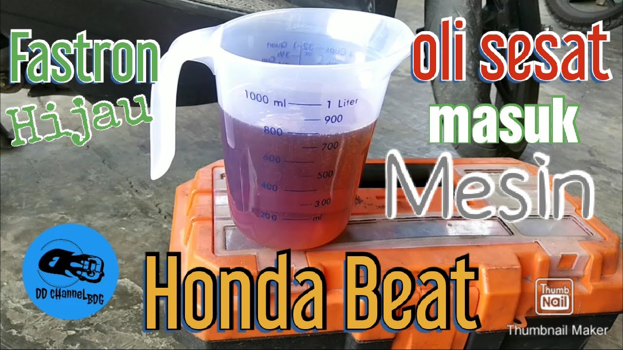 OLI FASTRON TECHNO MASUK MESIN HONDA BEAT / OLI SESAT