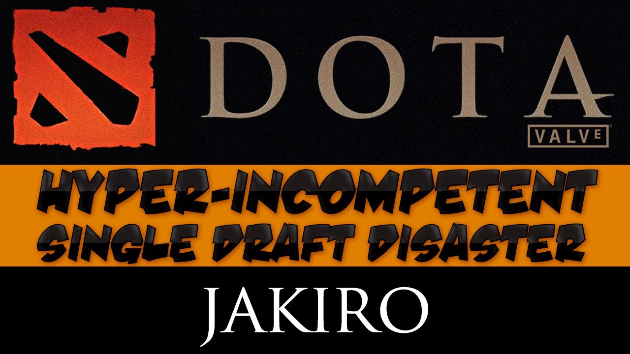 DotA 2 - Hyper-incompetent Single Draft Disaster - Jakiro