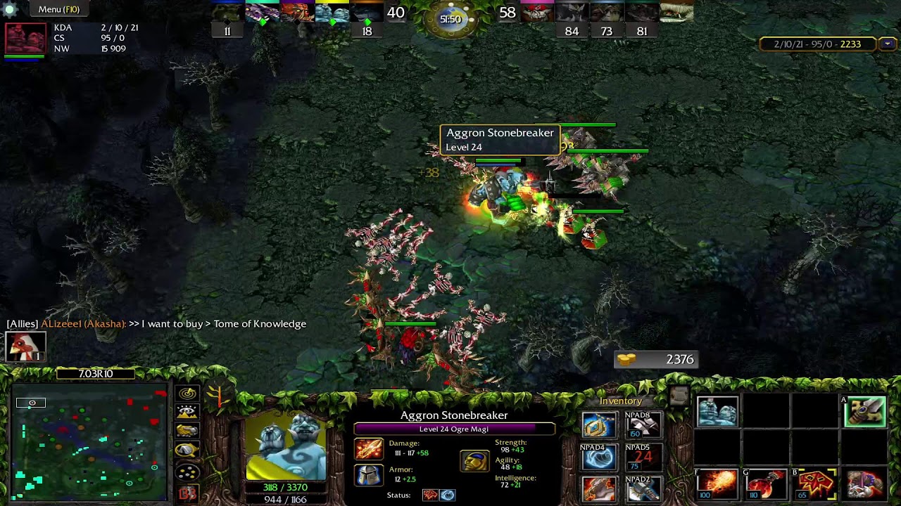 Dota 1 Orge Magi  Game play