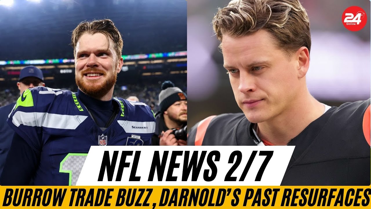 NFL Chaos Erupts: Joe Burrow Trade Buzz, Steelers Drama, and Sam Darnold’s Patriots Past Resurfaces