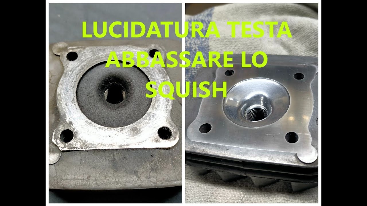 come far andare più forte uno scooter con pochi soldi: lavorazione testa lucidatura abbassare testa