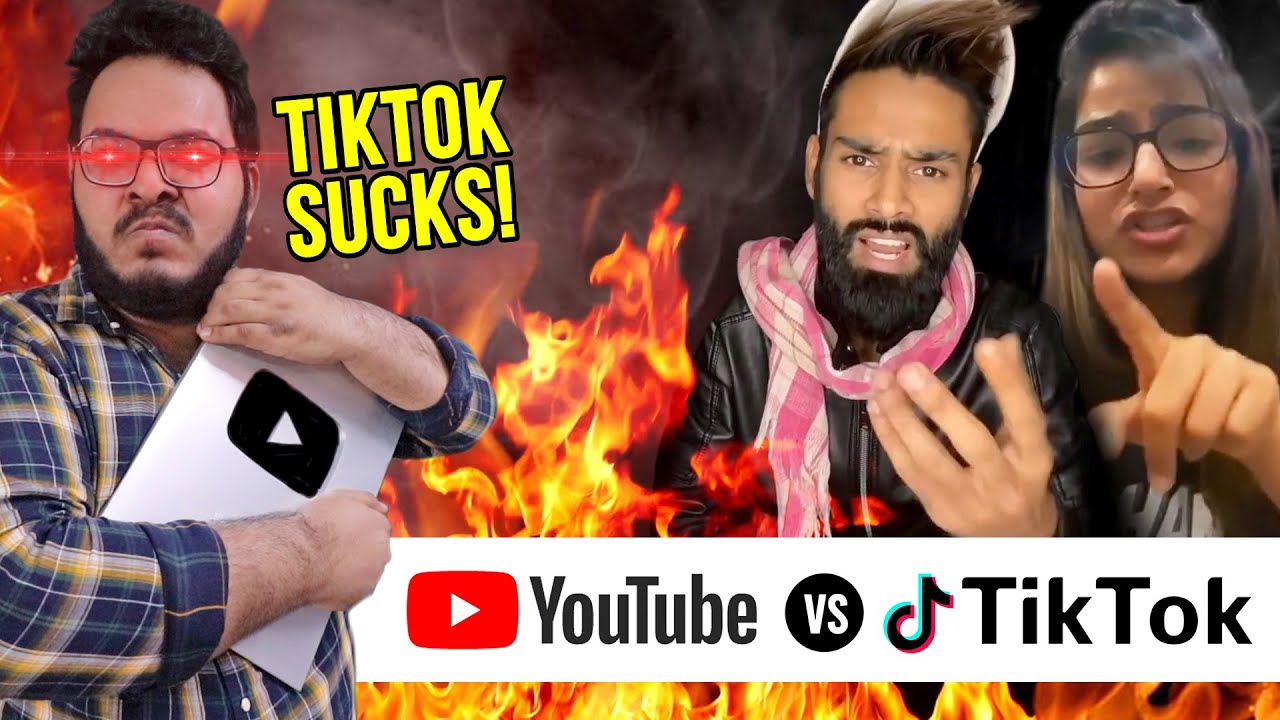 DRAMA UNLIMITED! : YOUTUBE VS TIKTOK | Roast | Shivam Trivedi