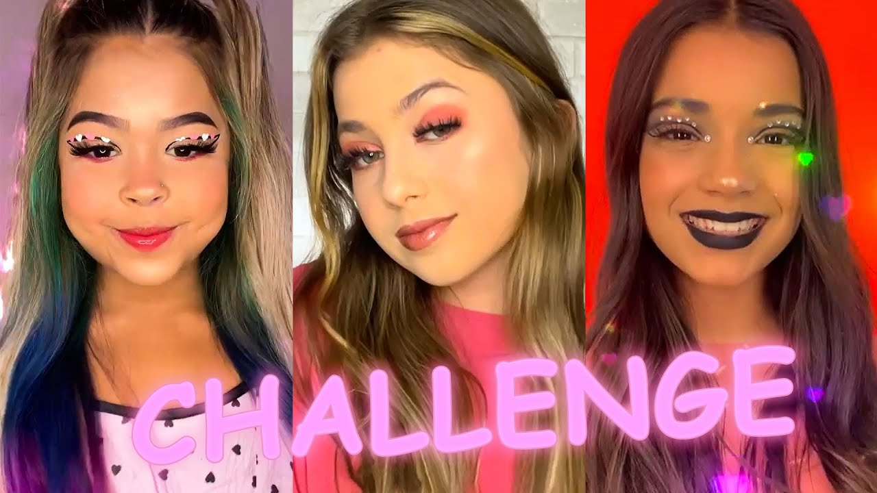 😘Challenges de Crian&ccedil;as do Instagram - Maquiagem - Blogueiras Kids (TikTok)