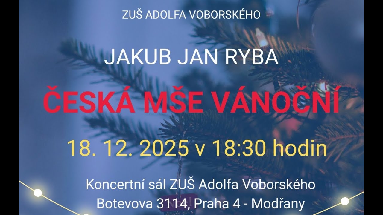 Česká mše vánoční (Rybovka) - 18. 12. 2025
