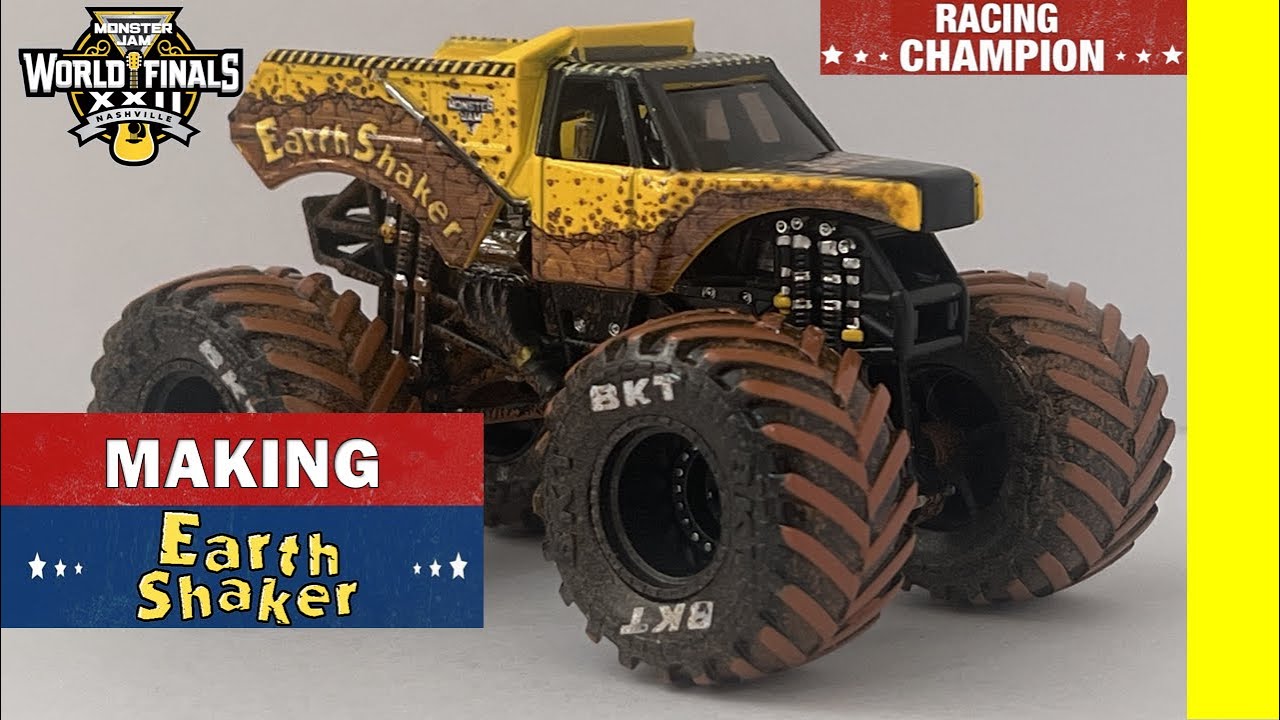 Making Earth Shaker - Monster Jam Diecast Replicas (WF 22 Replicas)