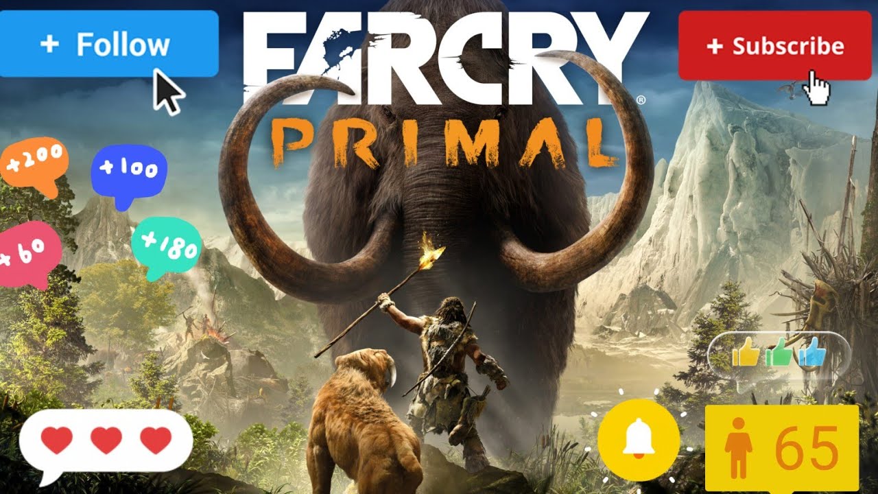 بث مباشر🔴فار كراي برايمال(Far Cry Primal) الحلقة الاول 😍حط لايكات واشترك  👍
