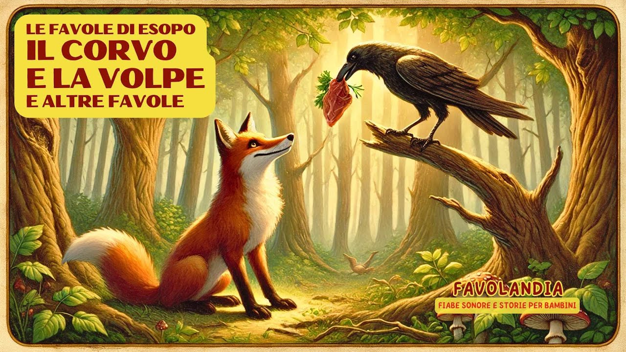 IL CORVO E LA VOLPE E ALTRE FAVOLE - Le Favole di Esopo