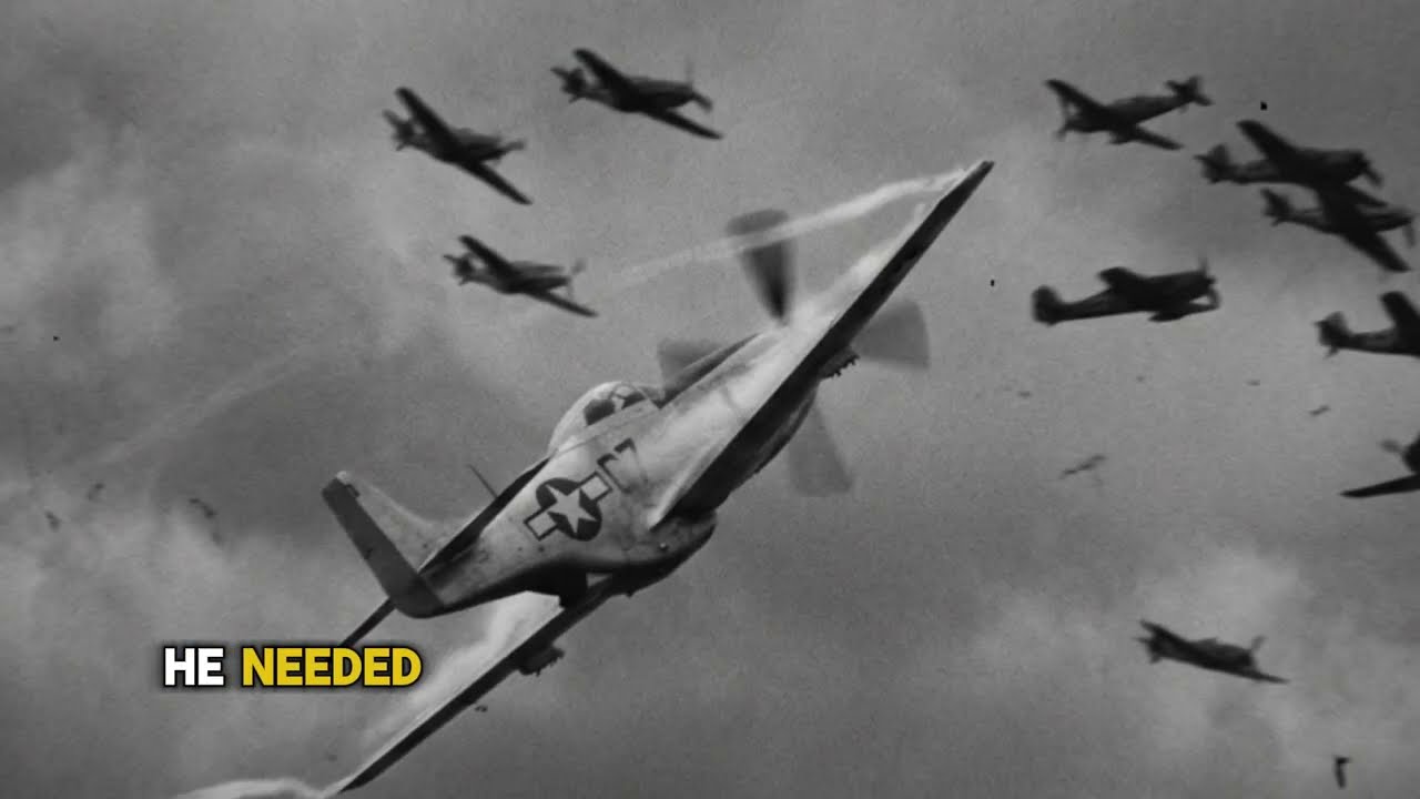 22-минутный воздушный бой Джона Дж. Волла — как его P-51 Mustang выжил против превосходящих сил п...