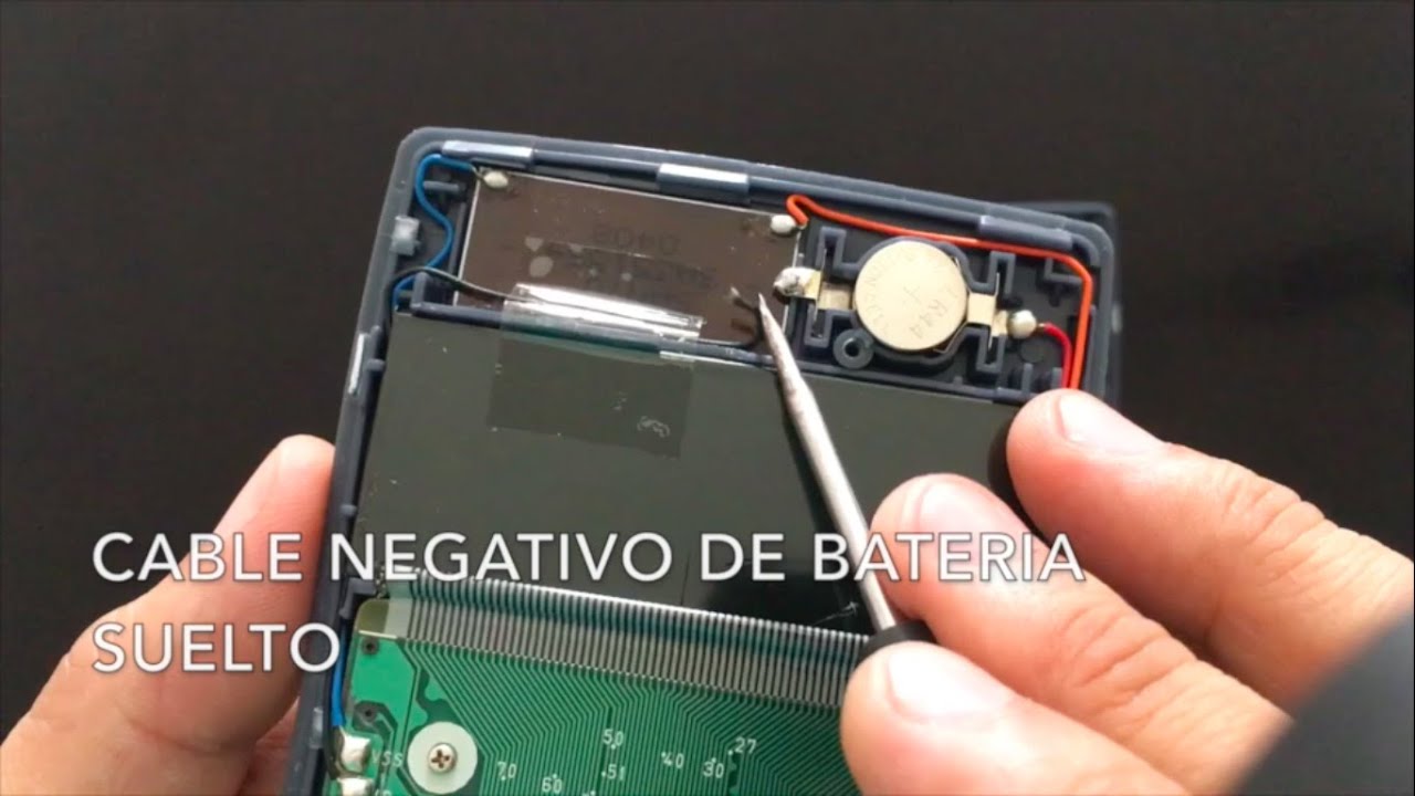 MI CALCULADORA NO ENCIENDE REPARACION DE CIRCUITO