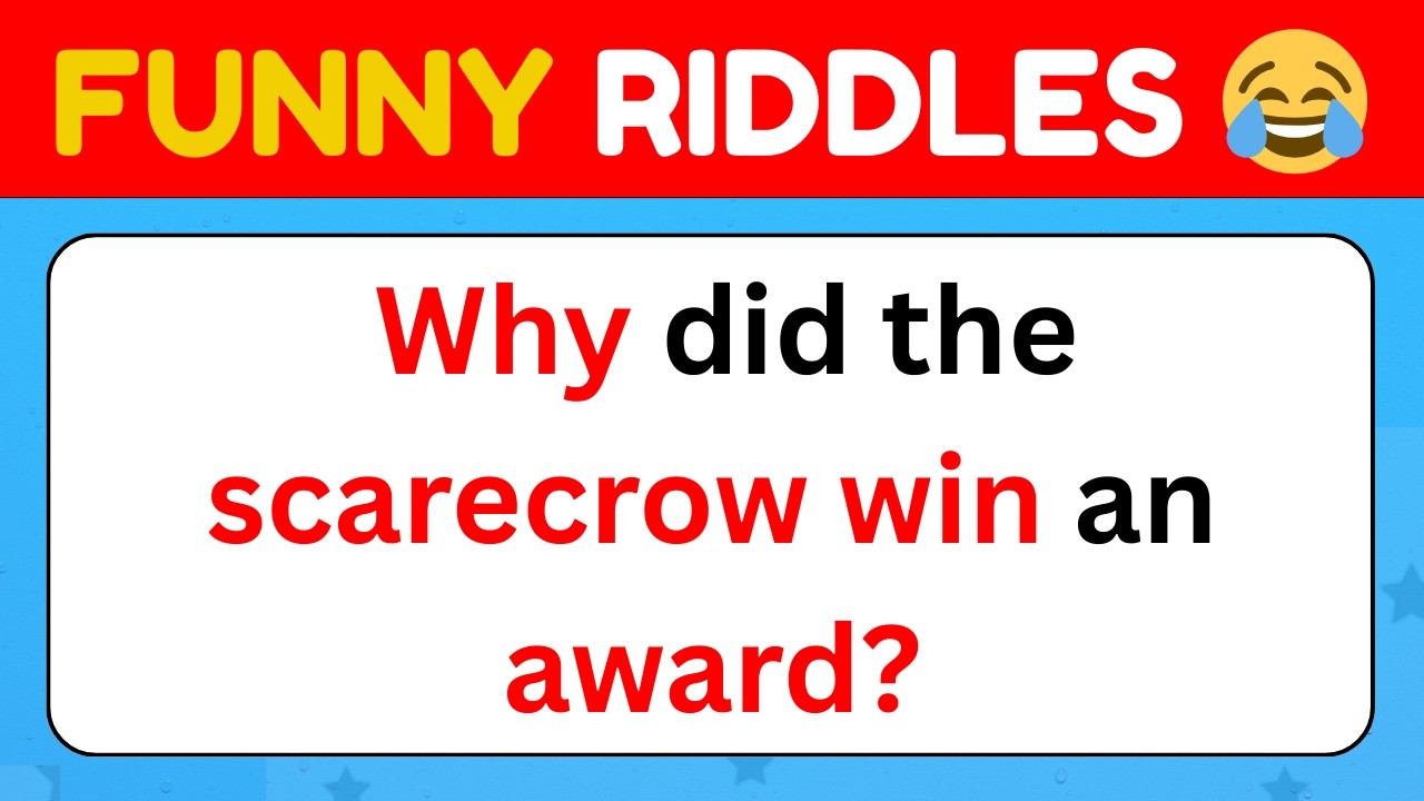 Funny Riddles That Make You Laugh | Dare Not To Laugh Edition | Brain Teaser & Riddle Quiz