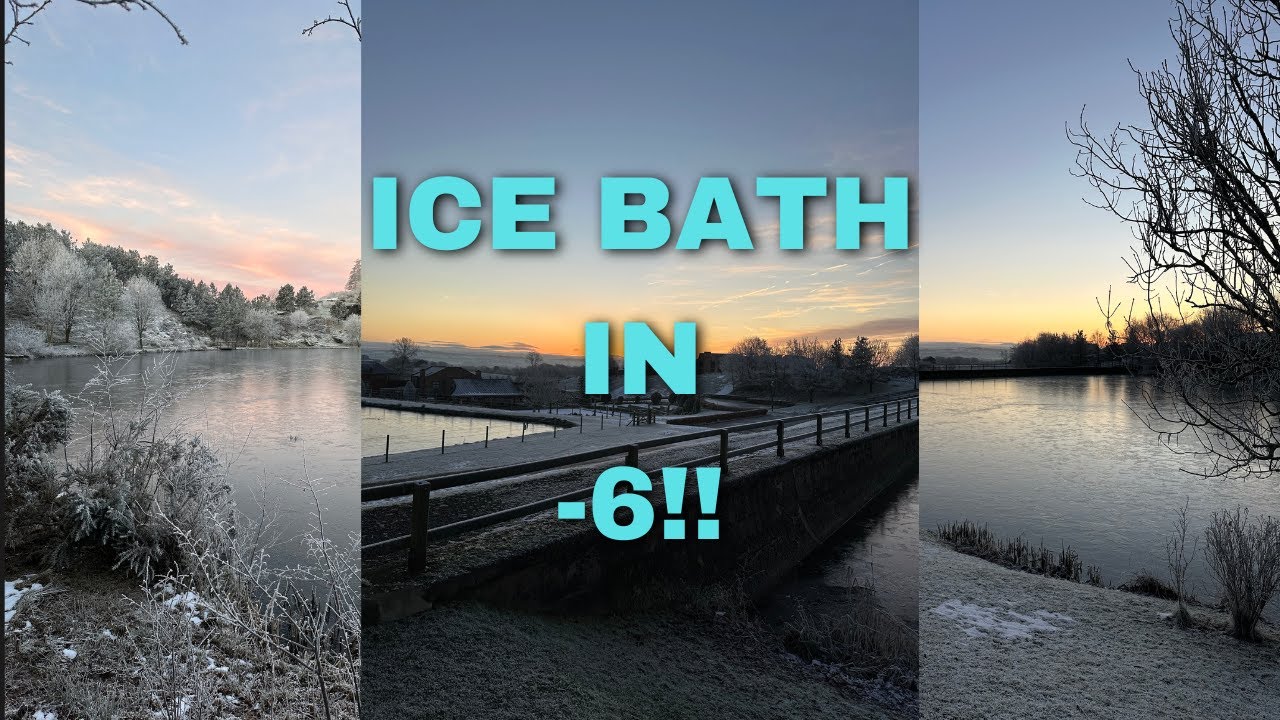 Taking an ice bath in -6 Temps!