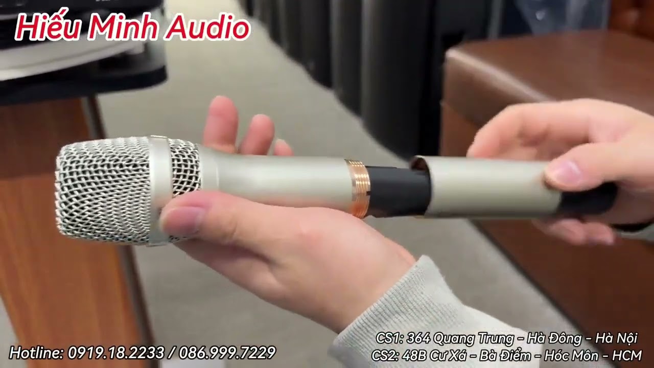 Micro PS G500plus - Cầm mic lên là hát tự in hơn, giọng nghe khác liền- Sóng ổn định. LH: 0919182233