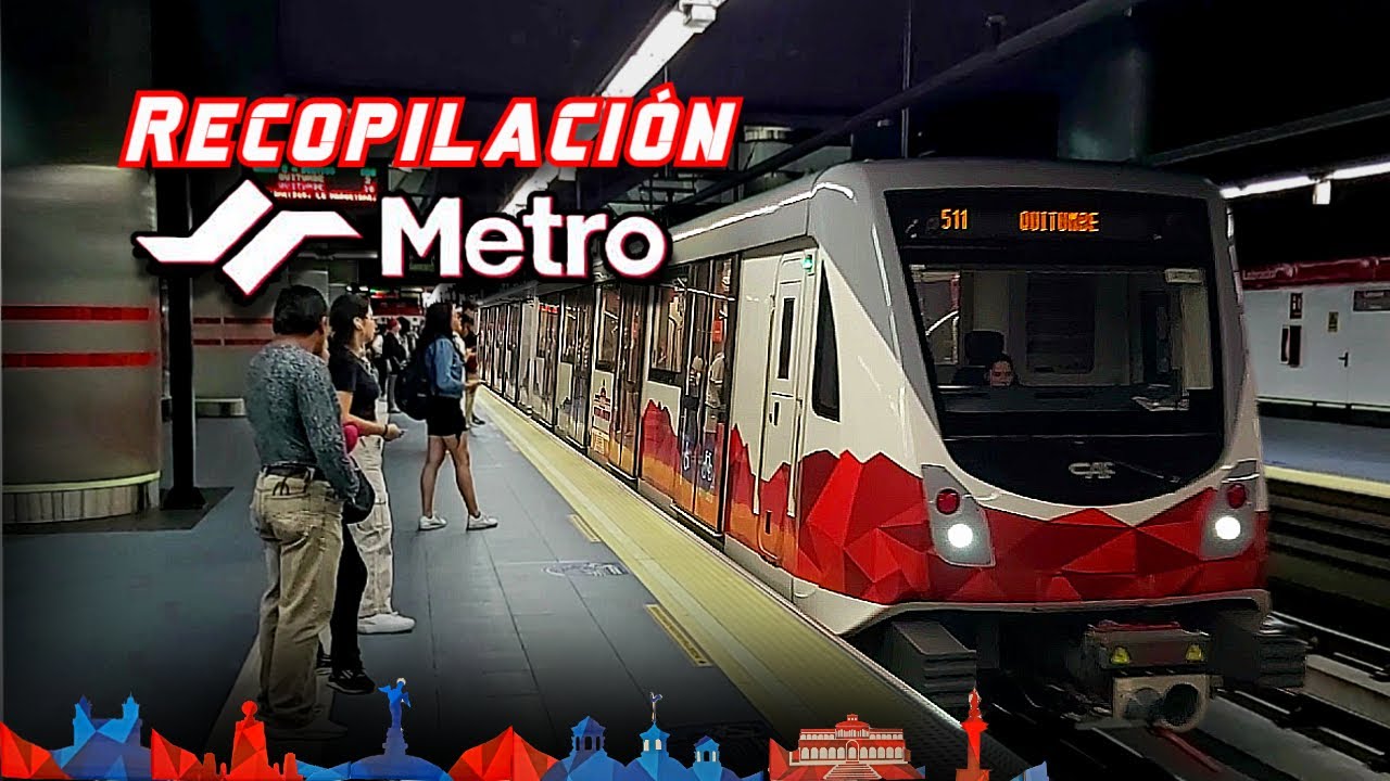 Metro de Quito Trenes en Operación| Circulaciones 2025 #metro