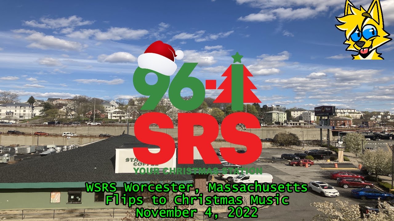 96-1 SRS | WSRS Worcester, MA Flips to Christmas Music (11/4/22)