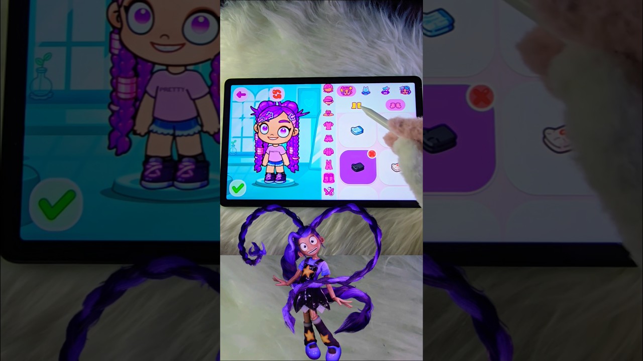 Creating Lily Lovebraids in the Avatar world #LilyLovebraids #avatarworld #poppyplaytime #pazu