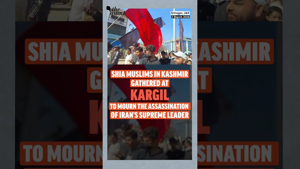 Kashmir Mourns and Reacts to Khamenei&rsquo;s Assassination Amid Clashes and Shutdowns | The Quint