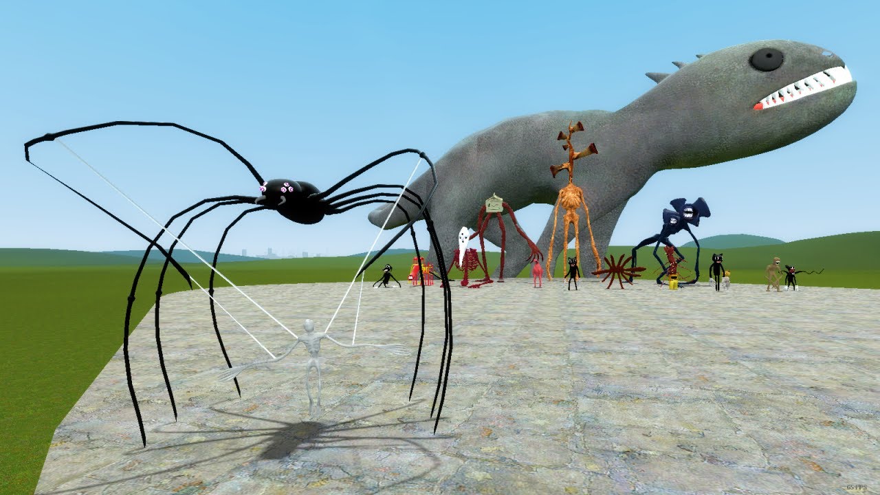 THE HUGGER VS TREVOR HENDERSON CREATURES!! Garry's Mod Sandbox