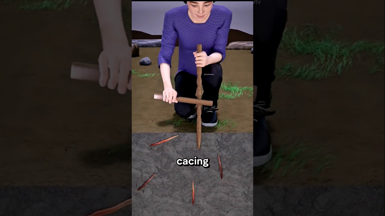 Cara Curang Menipu Cacing Tanah