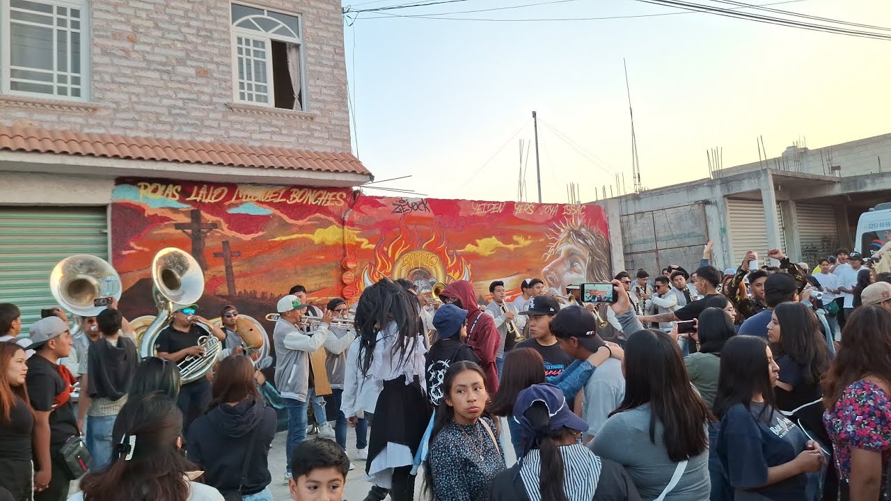 SE PREDIO EL CERRO CON LA BANDA 2.0 Y CHULADA DE BANDA QUE ARMO UN DESMADR4 EN SAN ANDR&Eacute;S CUEXCONT