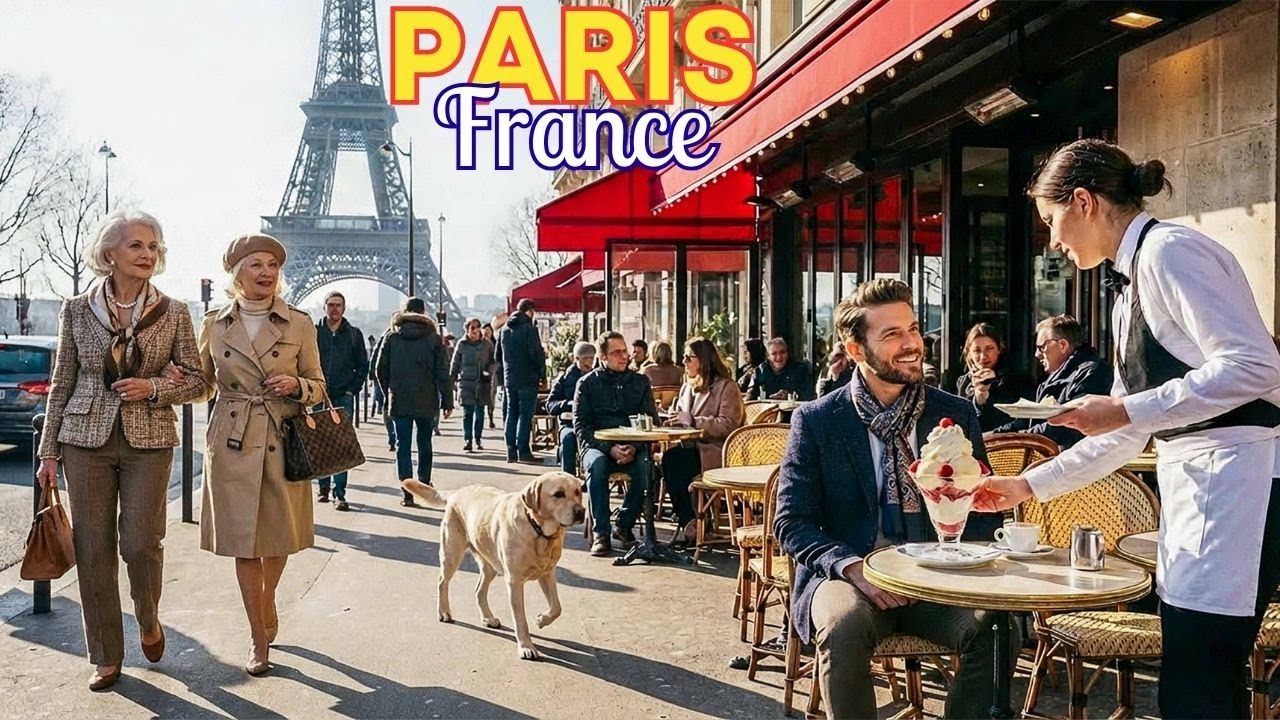 Paris, France 🇫🇷 🌤️ | Morning Walk on a Beautiful Day in January 2026 | 4K HDR Paris Walk