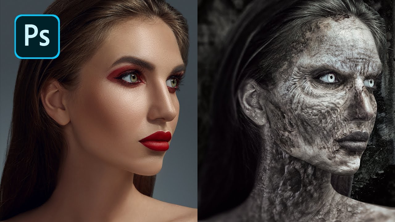 How to Create Undead Zombie Skin in Photoshop – Tutorial