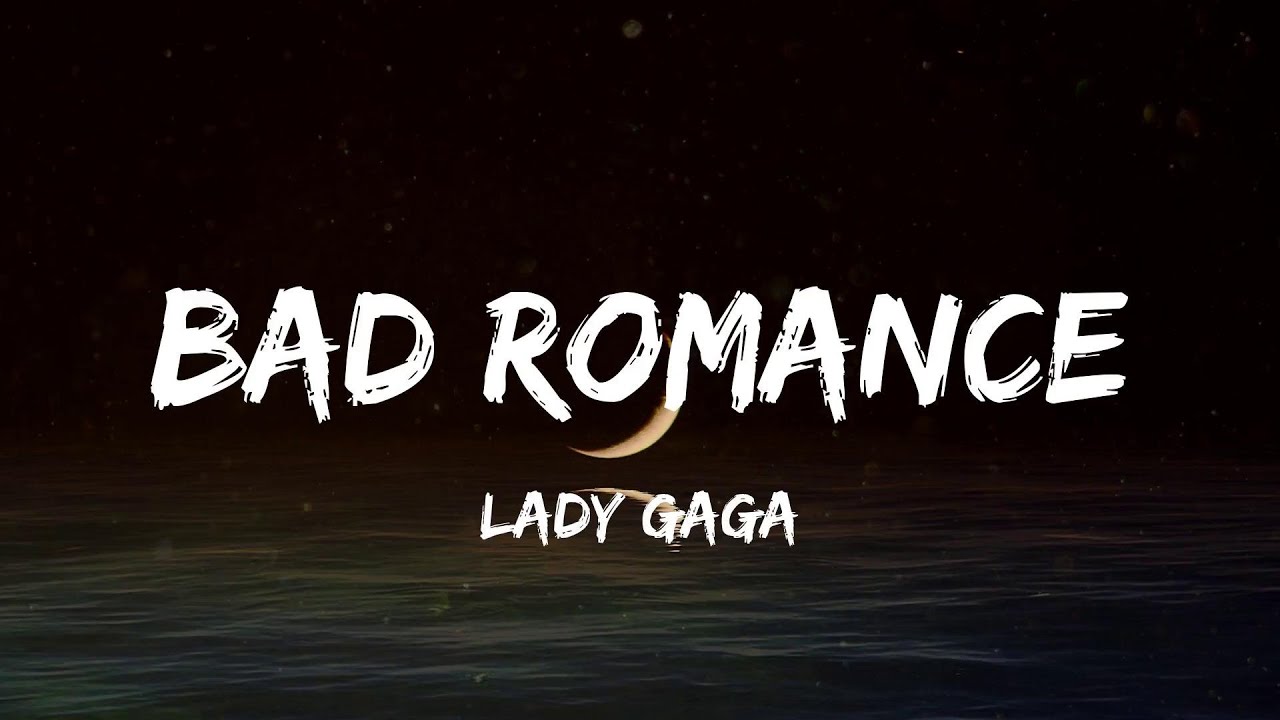 Lady Gaga - Bad Romance (Lyric Video) | Justin Bieber, Train,...