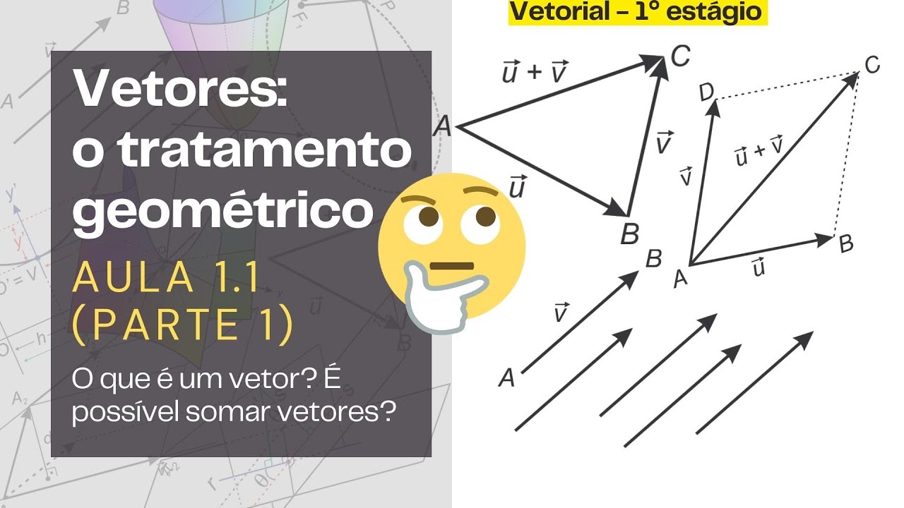 Aula 1.1 - Vetores: o tratamento geométrico (parte 1)