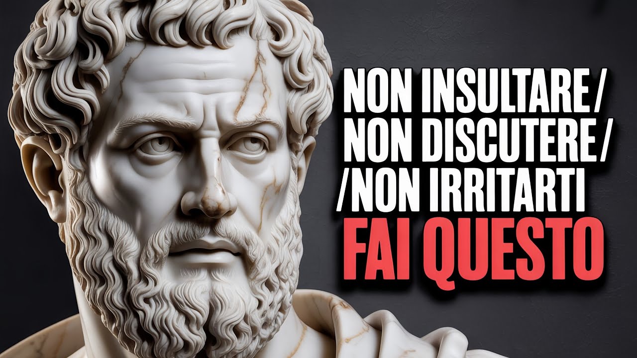 NON FARTI MAI PIÙ IRRITARE e INFASTIDIRE da NESSUNO - Saggezza Stoica