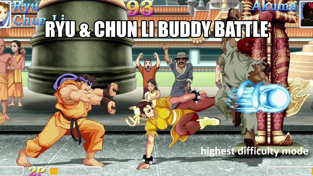 Ultra Street Fighter 2 Ryu & Chun Li Buddy Battle , highest difficulty mode