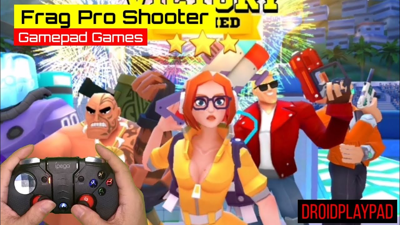 FRAG PRO SHOOTER GAMEPAD GAMEPLAY | ANDROID GAME CONTROLLER SUPPORTED GAMES
