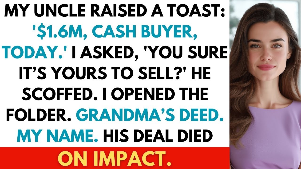 Uncle Announced at the Family Reunion  'I'm Selling Your Grandmother's Farm for $1 6 Million—Today