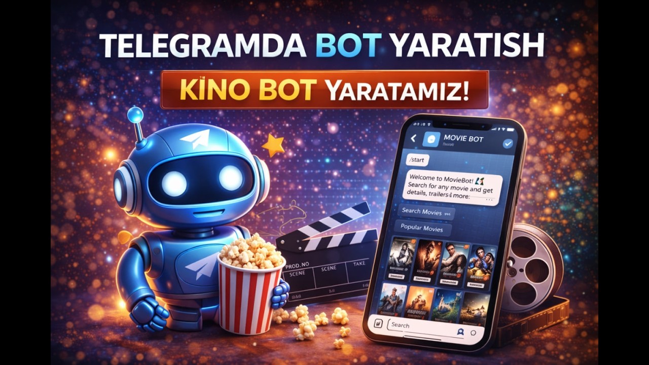 Telegram Kino Bot | To‘liq qo‘llanma