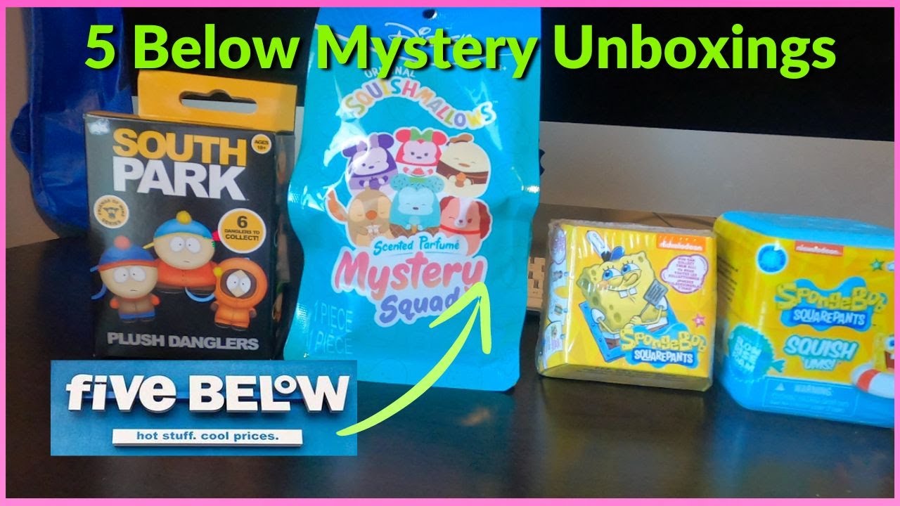 Unboxing Mystery Boxes From 5 Below!
