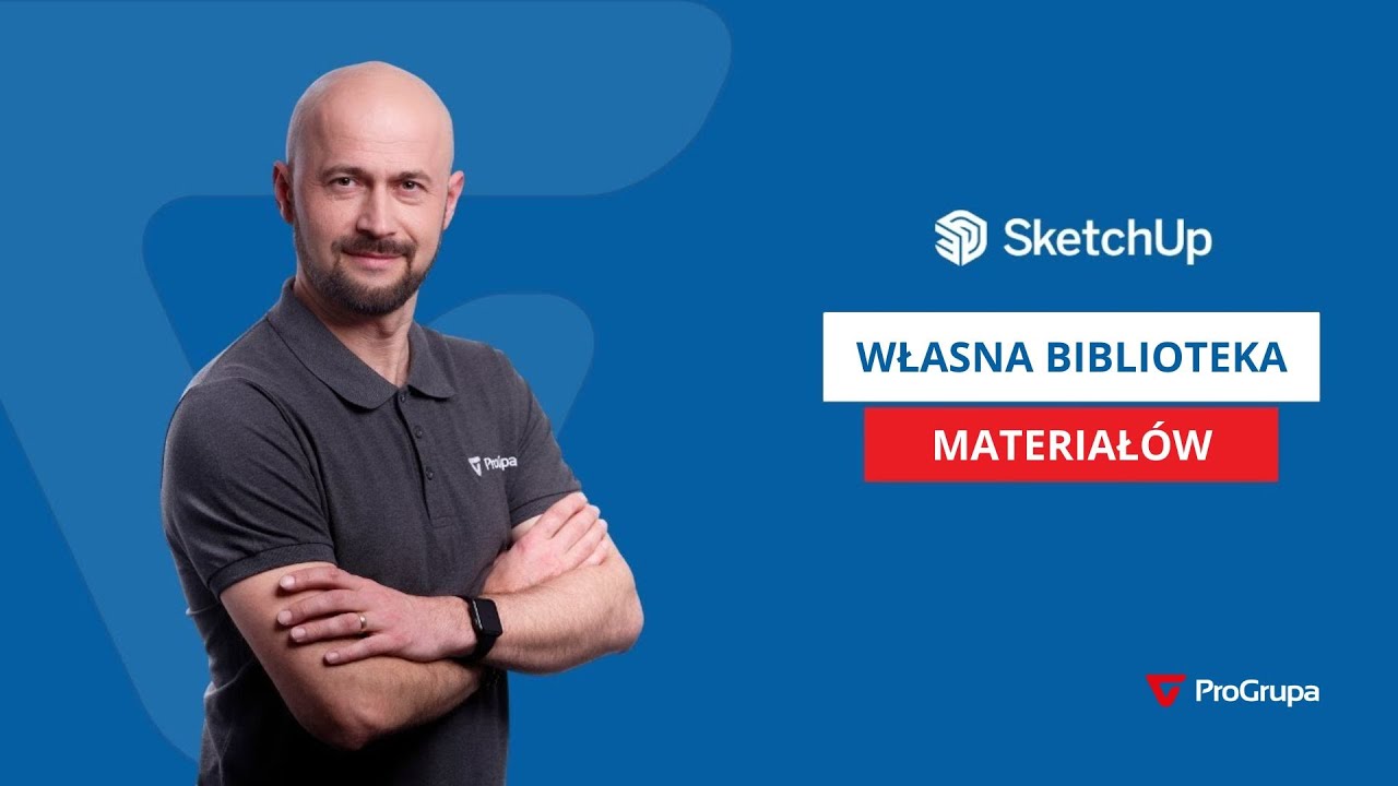Własna biblioteka materiałów w SketchUp