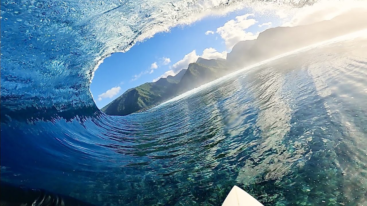 Raw POV Surfing Perfect Teahupo'o