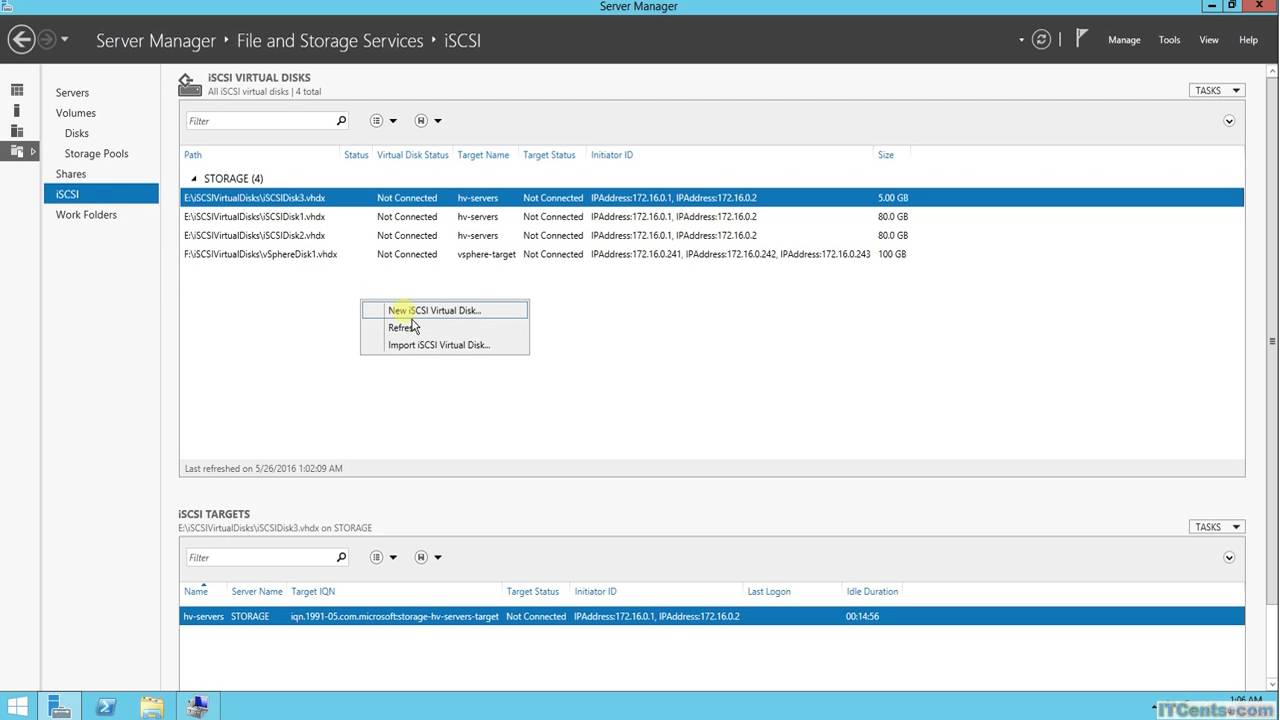 7-Provisioning Shared Storage for ESXi Servers