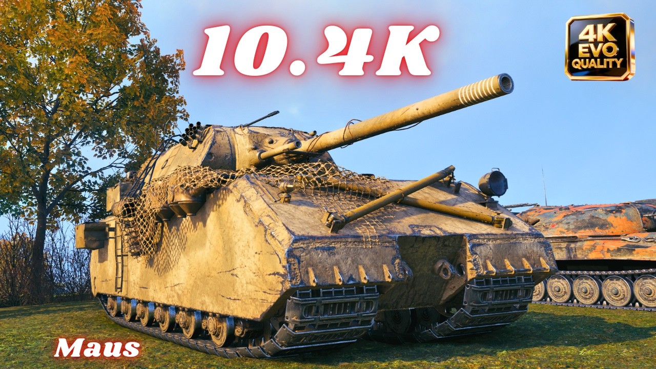 Maus  10.4K Damage 4 Kills World of Tanks #wot