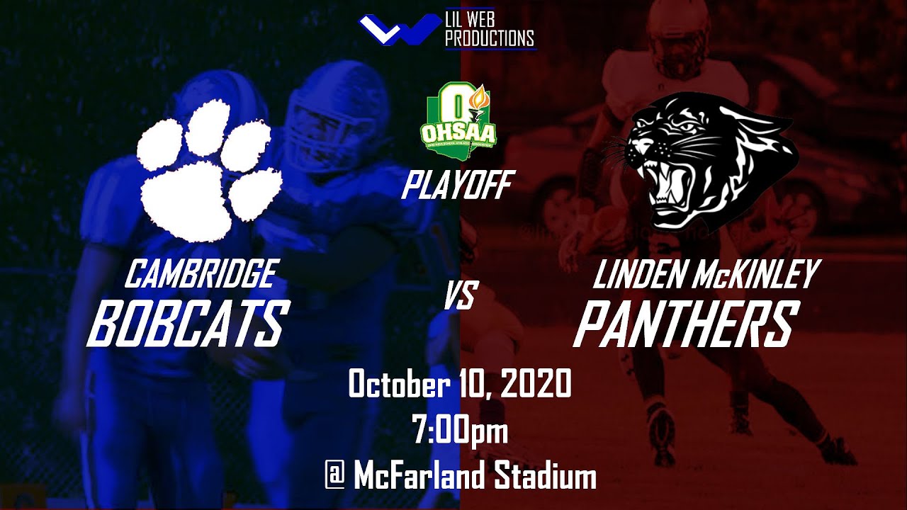 Cambridge vs Linden McKinley (OHSAA D-IV Playoffs) [Football Highlight] 10/10/2020