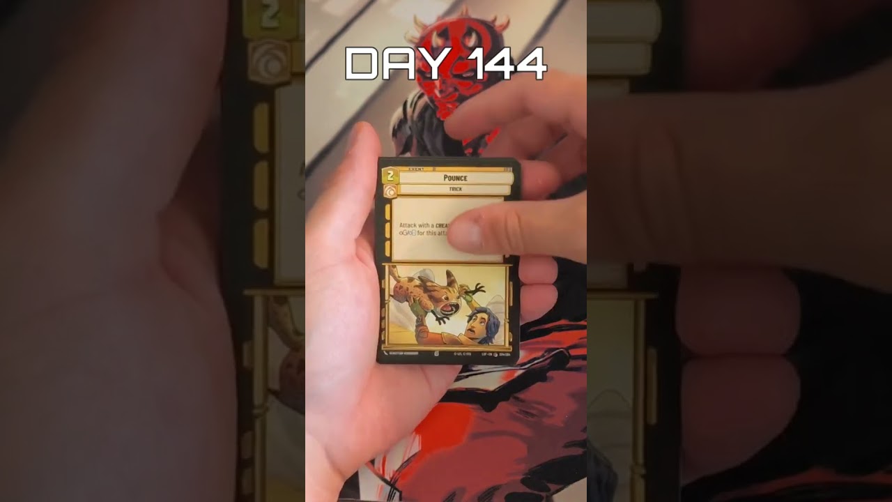Opening a pack every day: Day 144 #swu #starwarsunlimited #packopening