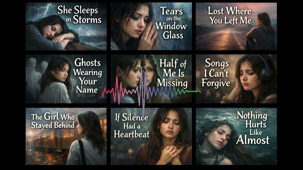 A Midnight Collection of Love, Loss & Silent Memories (10Song official music) #SadSongs #Music