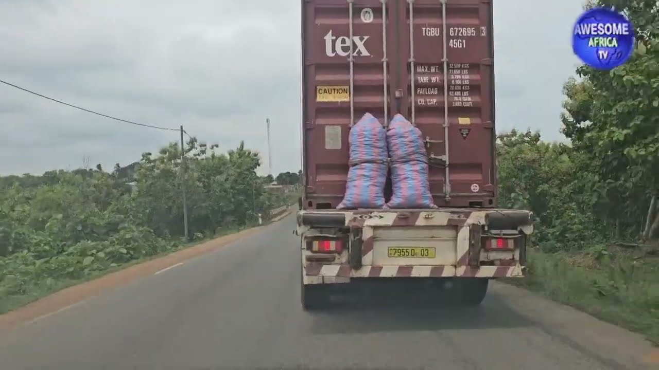 TRAJET ENTRE LE PEAGE D'ALEHERIDE  ET LA VILLE DE SOKODE'-TCHAOUDJO - TOGO