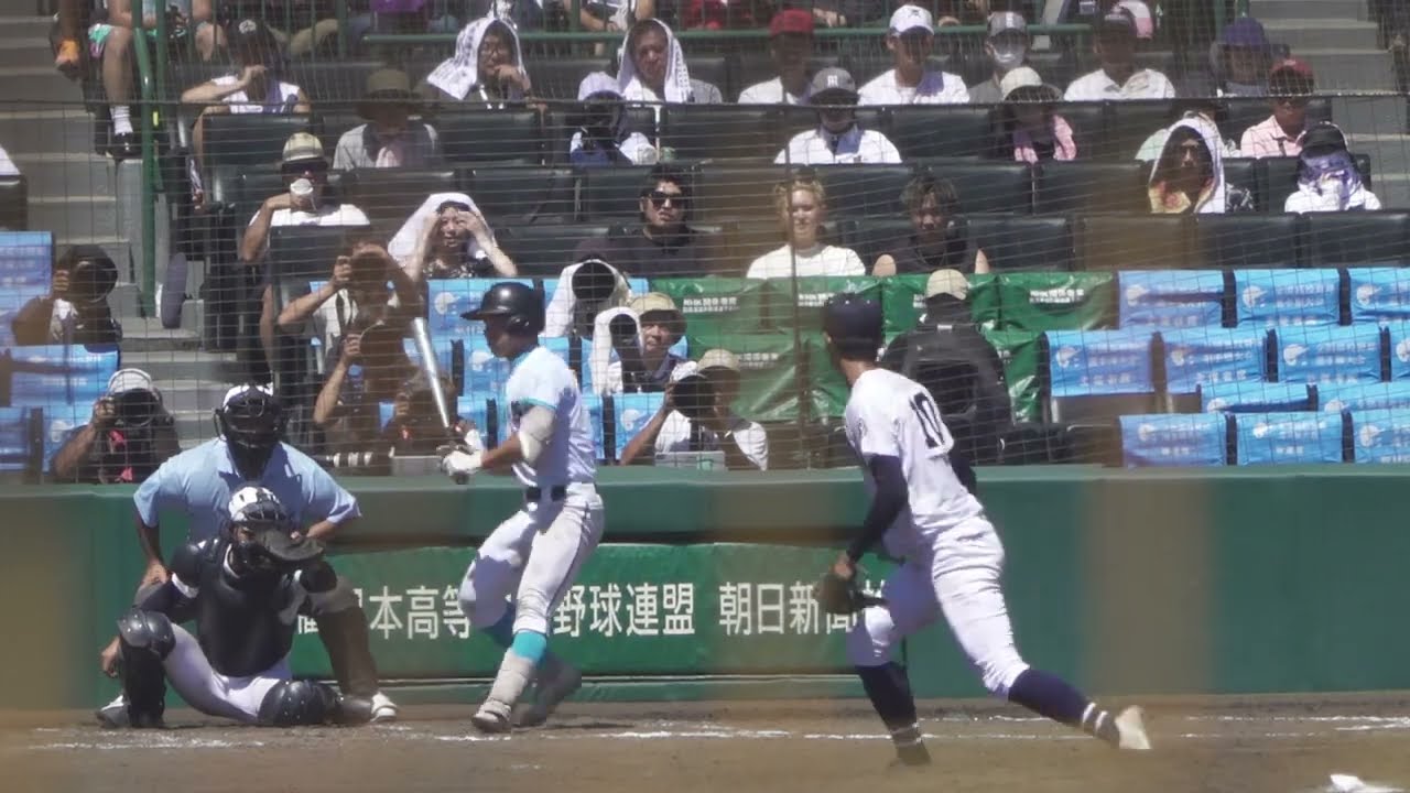 沖縄尚学《 新垣有絃投手のピッチング 7回表 》沖縄尚学 5 - 4 山梨学院｜第107回全国高校野球選手権大会 準決勝 2025.8.21 阪神甲子園