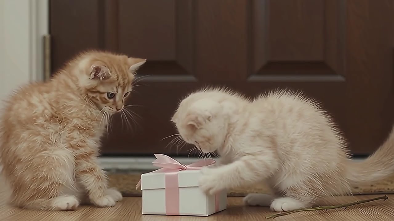 Tiny Ginger Cat's Secret Valentine Mission ❤️ (Wait for the SHOCKING Ending! 😱)