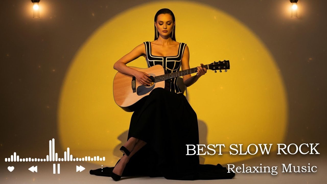 Golden Hour Slow Rock Love Songs | Heartfelt Melodies for Peaceful Nights