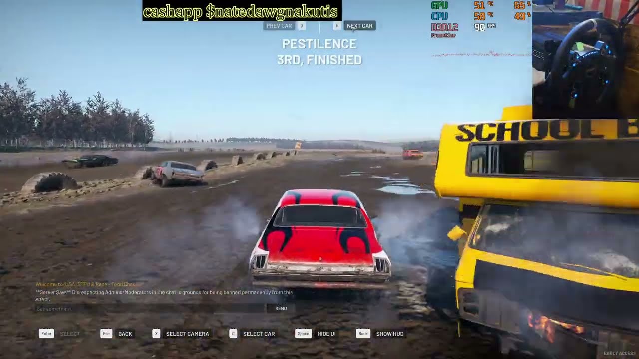 wreckfest 2 online with moza r9 wheel  can we get to 500 subs yall